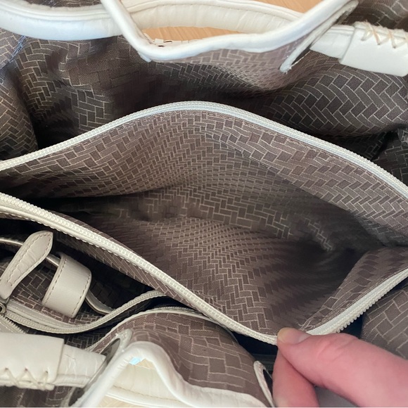 Cole Haan purse - beautiful white woven leather - Picture 7 of 7